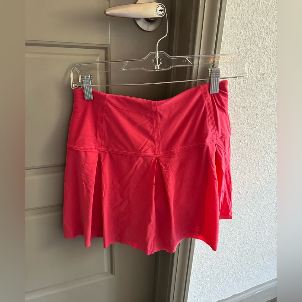 Pink Lululemon Lost in Pace Skirt